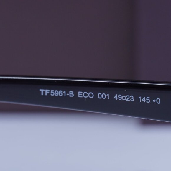 Tom Ford FT5961-B 001 Square Eyeglasses 49mm – Black/Blue Light Block - Picture 7 of 9